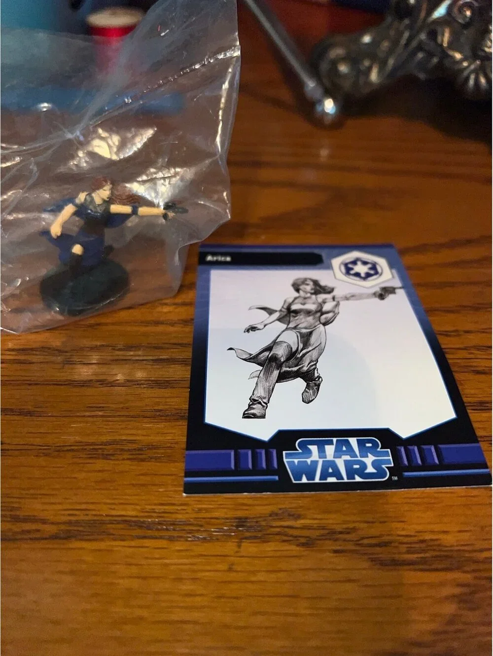 Star Wars miniature rare Arica card # 31 2009 mini figure